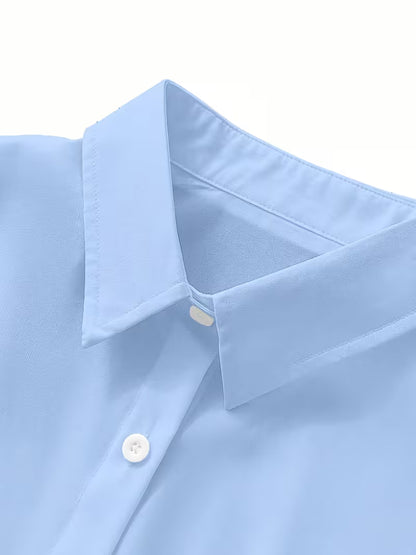 Stylub French Polo Collar Shirt — Clean, Chic, Wears Itself for You
