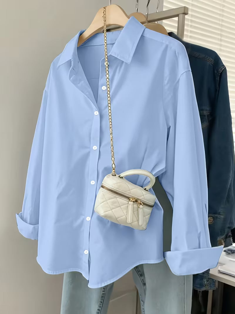 Stylub French Polo Collar Shirt — Clean, Chic, Wears Itself for You