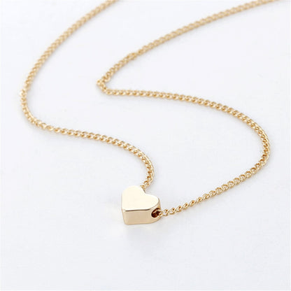 stylub Gold Double Sided Love Pendant Necklace for Women