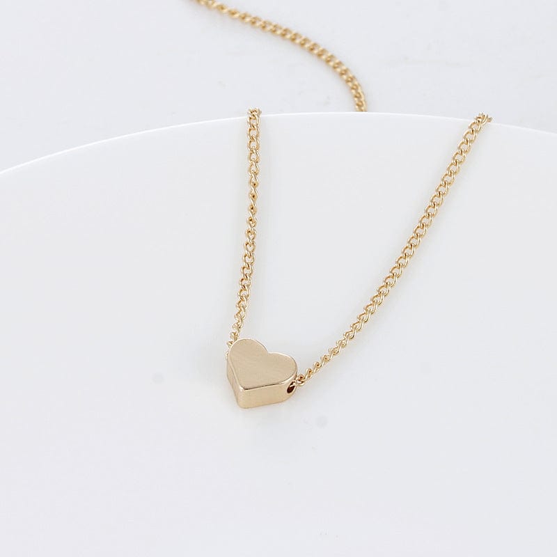 stylub Gold Double Sided Love Pendant Necklace for Women