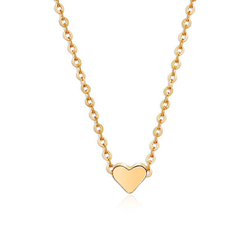 stylub Gold Double Sided Love Pendant Necklace for Women