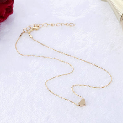 stylub Gold Double Sided Love Pendant Necklace for Women