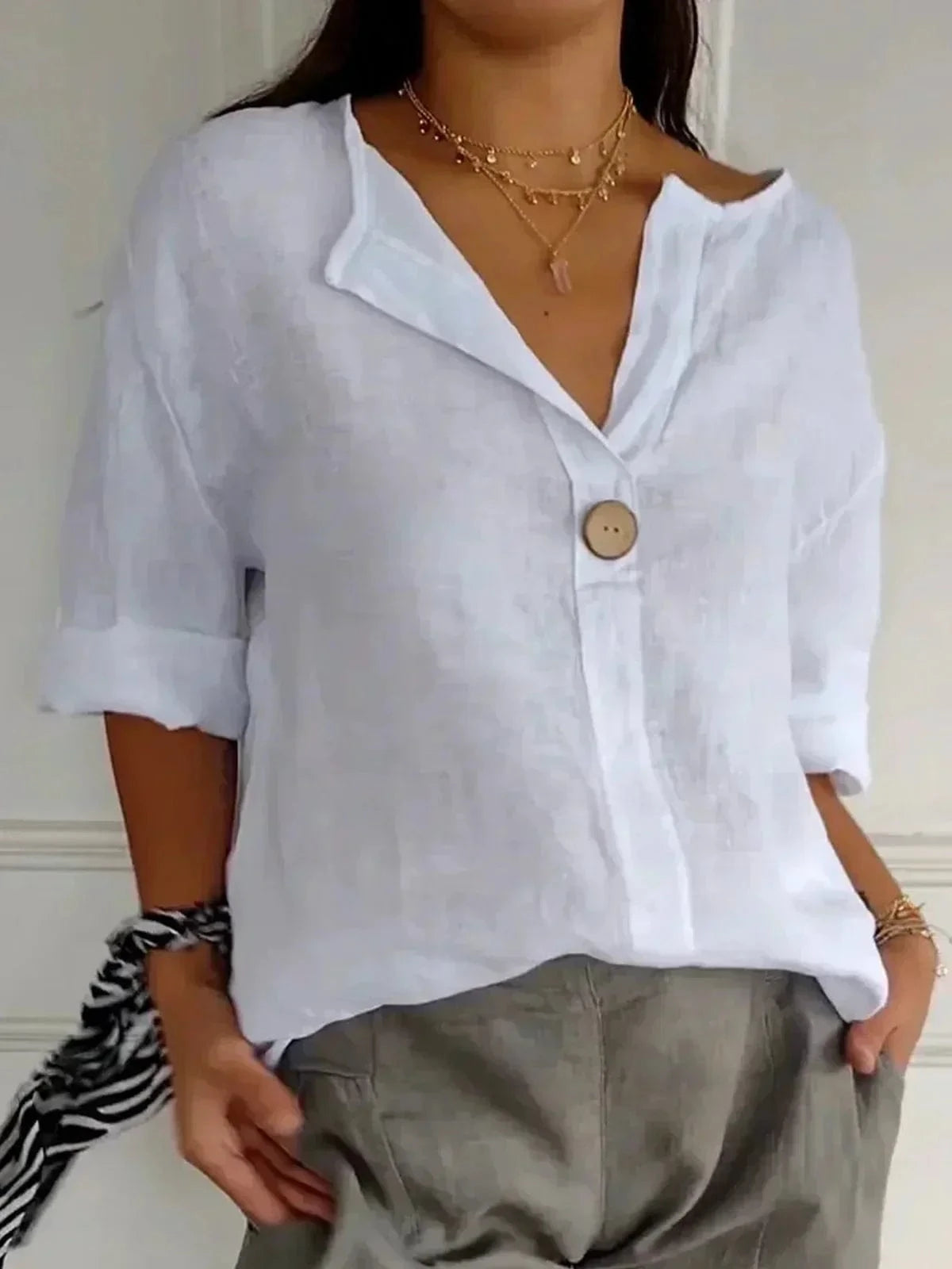 stylub Gwen™| Casual V-Neck Blouse