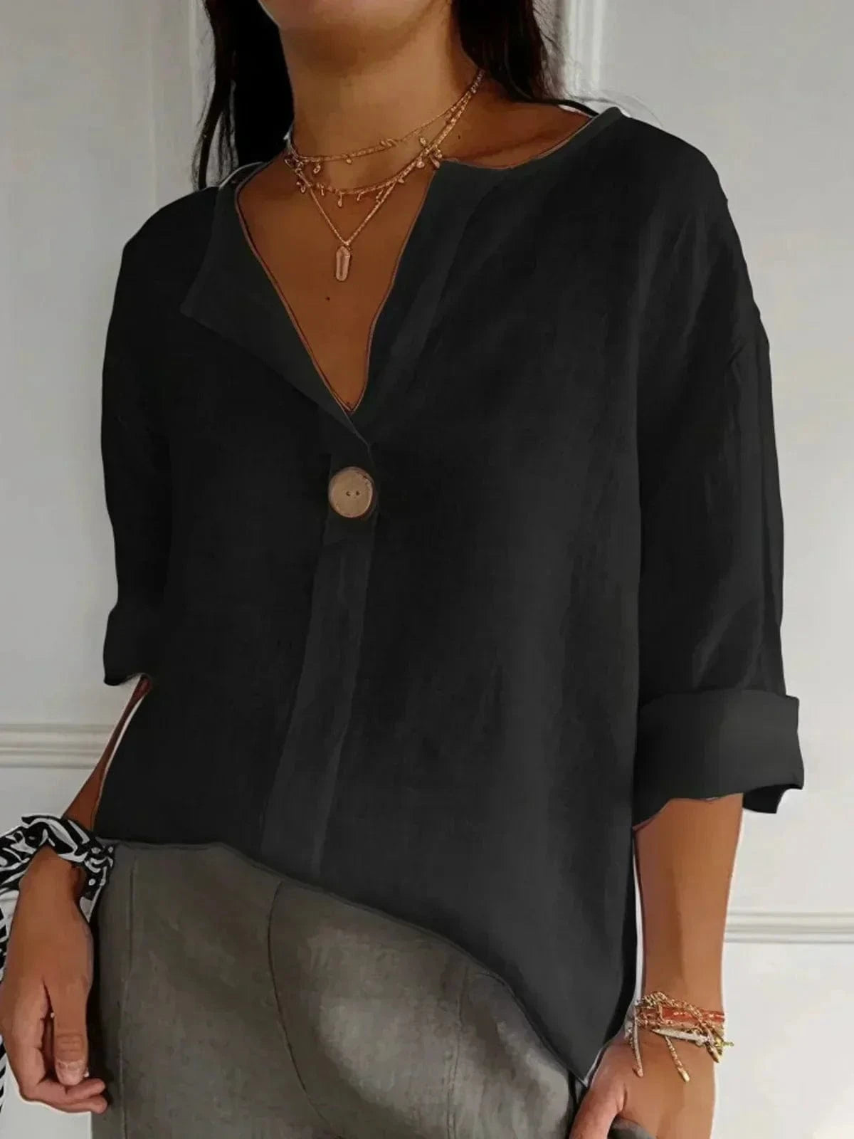 stylub Gwen™| Casual V-Neck Blouse