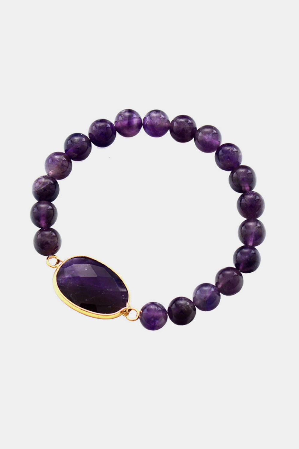 stylub Handmade Amethyst Beaded Bracelet