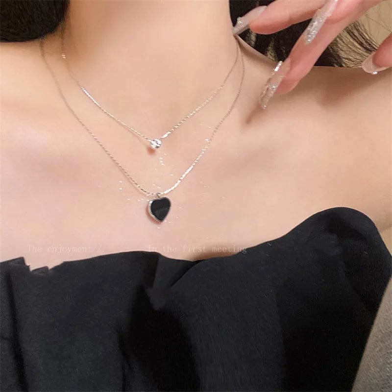 stylub Heart Necklace for Women Luxury Zircon Jewelry Gift