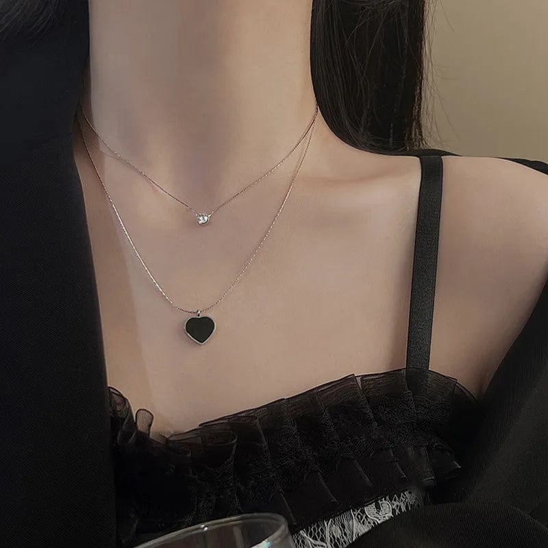 stylub Heart Necklace for Women Luxury Zircon Jewelry Gift