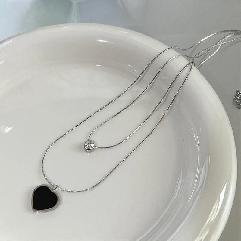 stylub Heart Necklace for Women Luxury Zircon Jewelry Gift