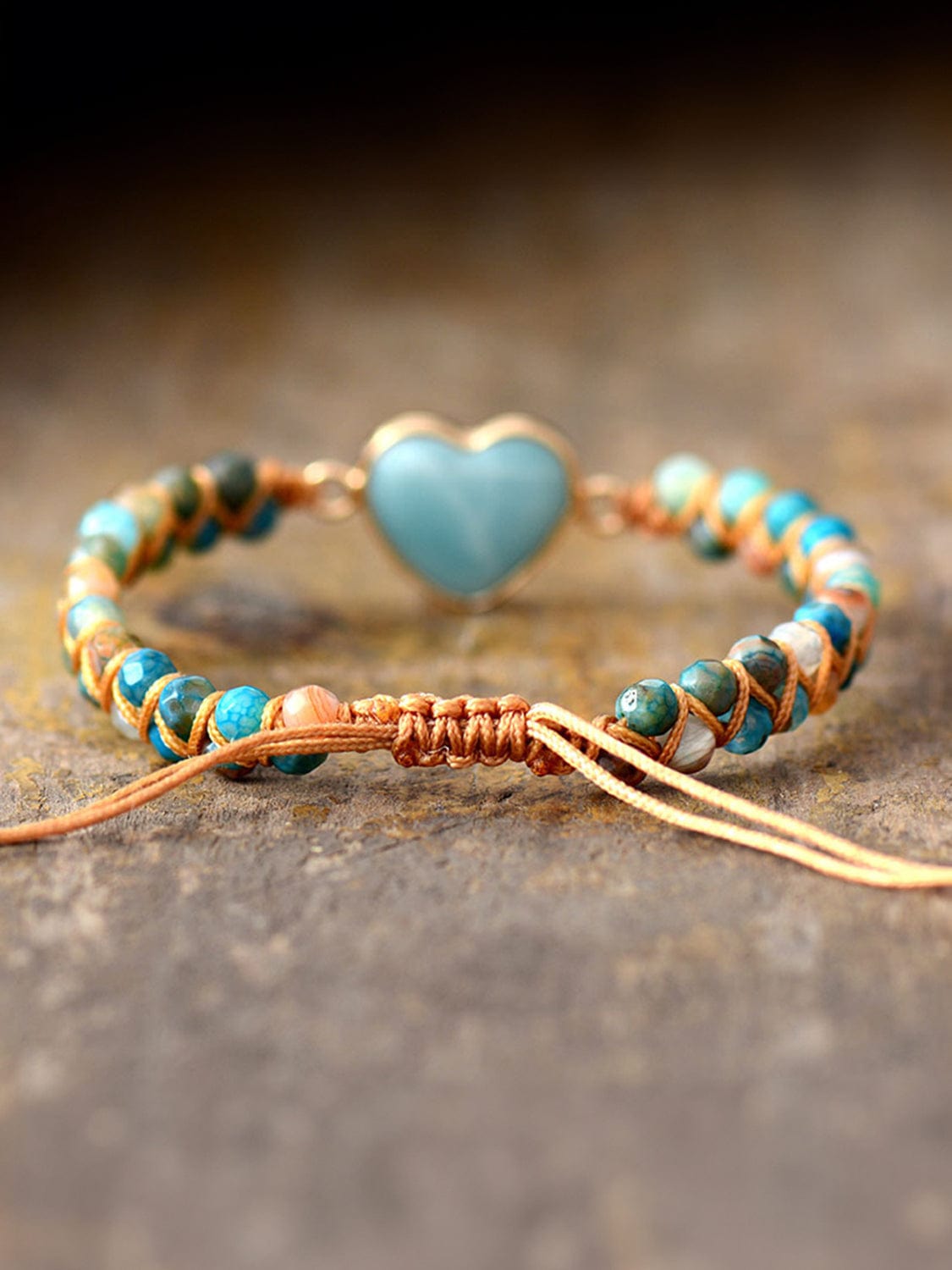 stylub Heart Shape Beaded Bracelet