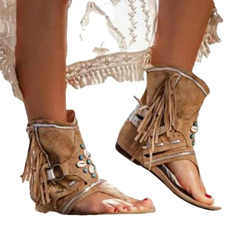 stylub Hera™ - Fringe Boho Sandals