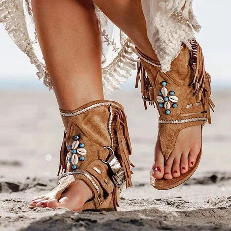 stylub Hera™ - Fringe Boho Sandals