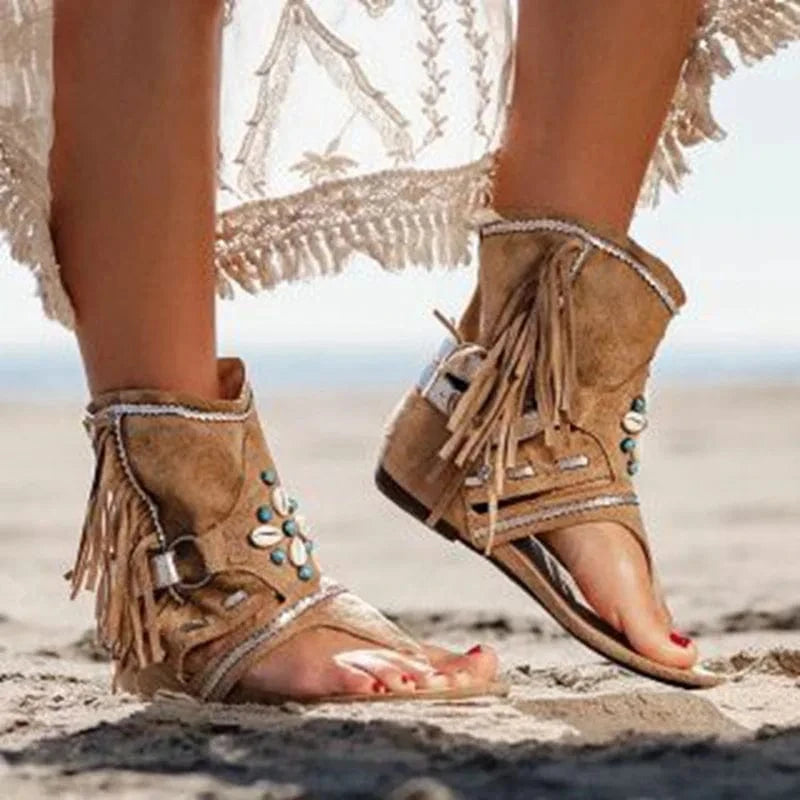stylub Hera™ - Fringe Boho Sandals