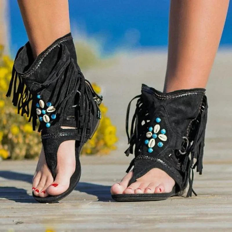 stylub Hera™ - Fringe Boho Sandals
