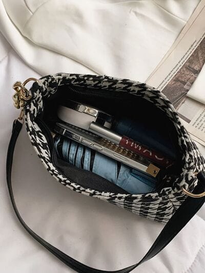 stylub Houndstooth Polyester Handbag
