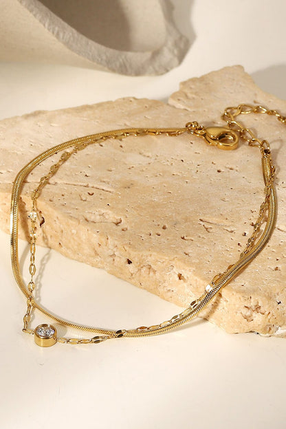 stylub Icing on the Cake Rhinestone Double-Layered Bracelet