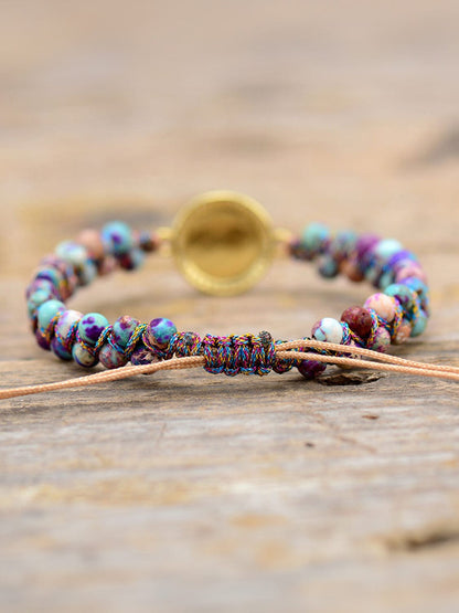 stylub Imperial Jasper Beaded Bracelet