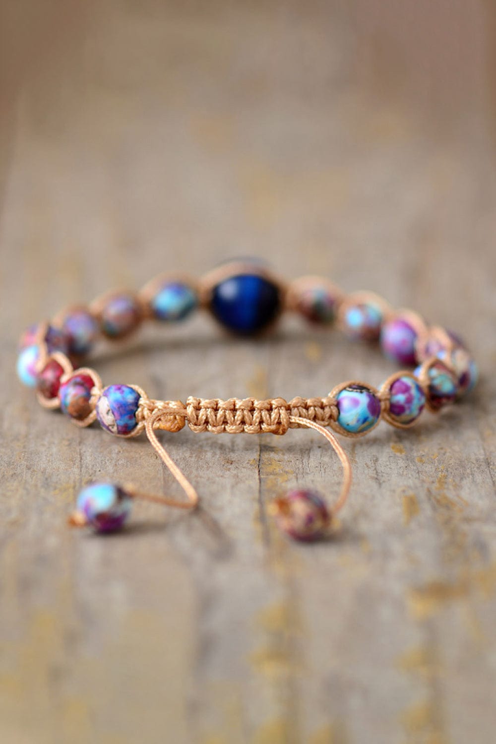 stylub Imperial Jasper & Natural Stone Beaded Bracelet