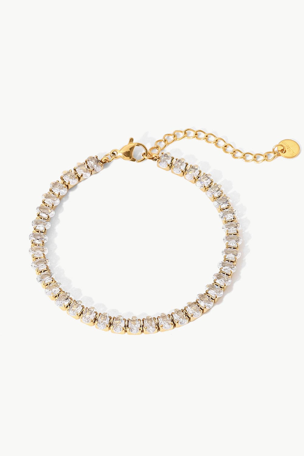 stylub Inlaid Zircon 18K Gold Plated Bracelet