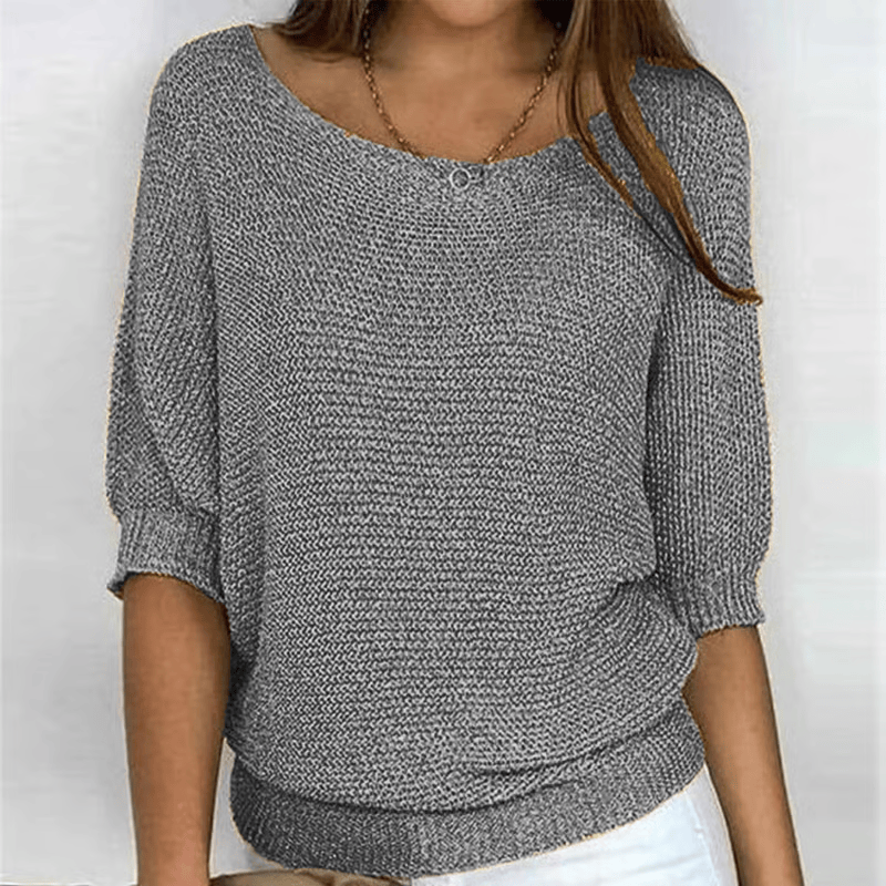 Stylub Irise™ | Lichte Zomertrui met 3/4 Mouwen – Comfort & Casual Elegantie