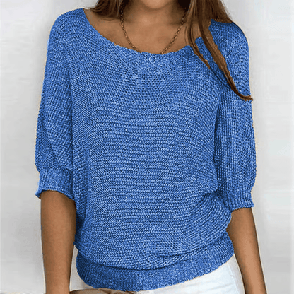 Stylub Irise™ | Lichte Zomertrui met 3/4 Mouwen – Comfort & Casual Elegantie