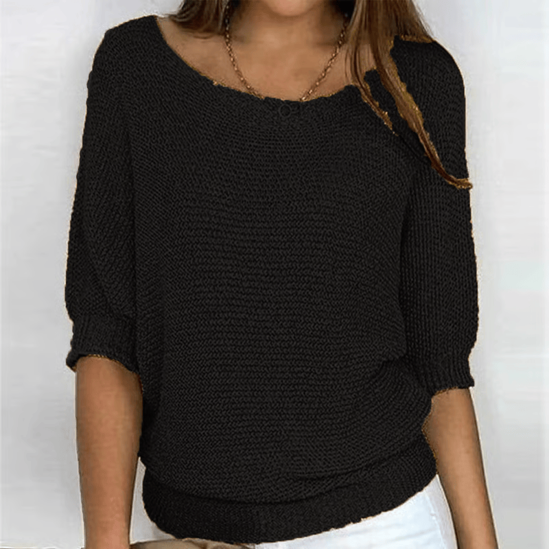 Stylub Irise™ | Lichte Zomertrui met 3/4 Mouwen – Comfort & Casual Elegantie