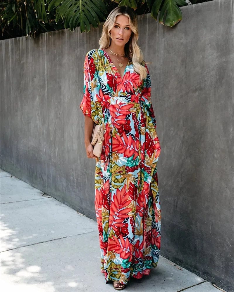 stylub Juniper - Boho Breeze Kimono Maxi Dress