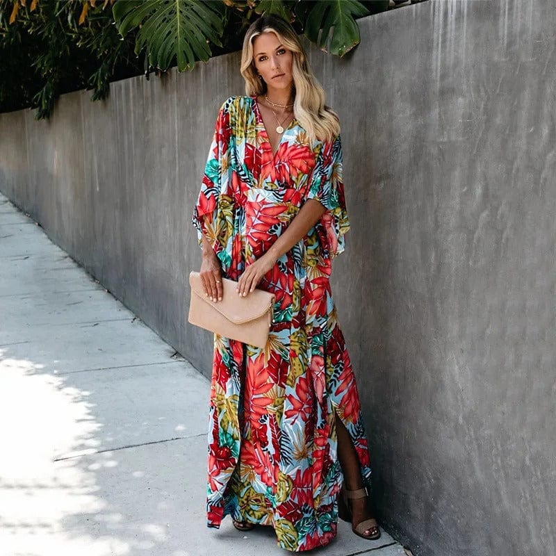 stylub Juniper - Boho Breeze Kimono Maxi Dress