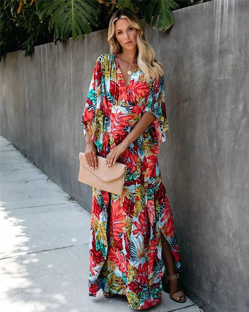 stylub Juniper - Boho Breeze Kimono Maxi Dress