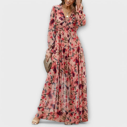 stylub Juno - Elegant Floral Maxi Dress