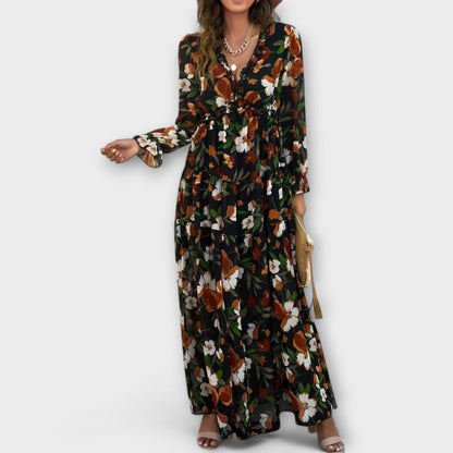 stylub Juno - Elegant Floral Maxi Dress