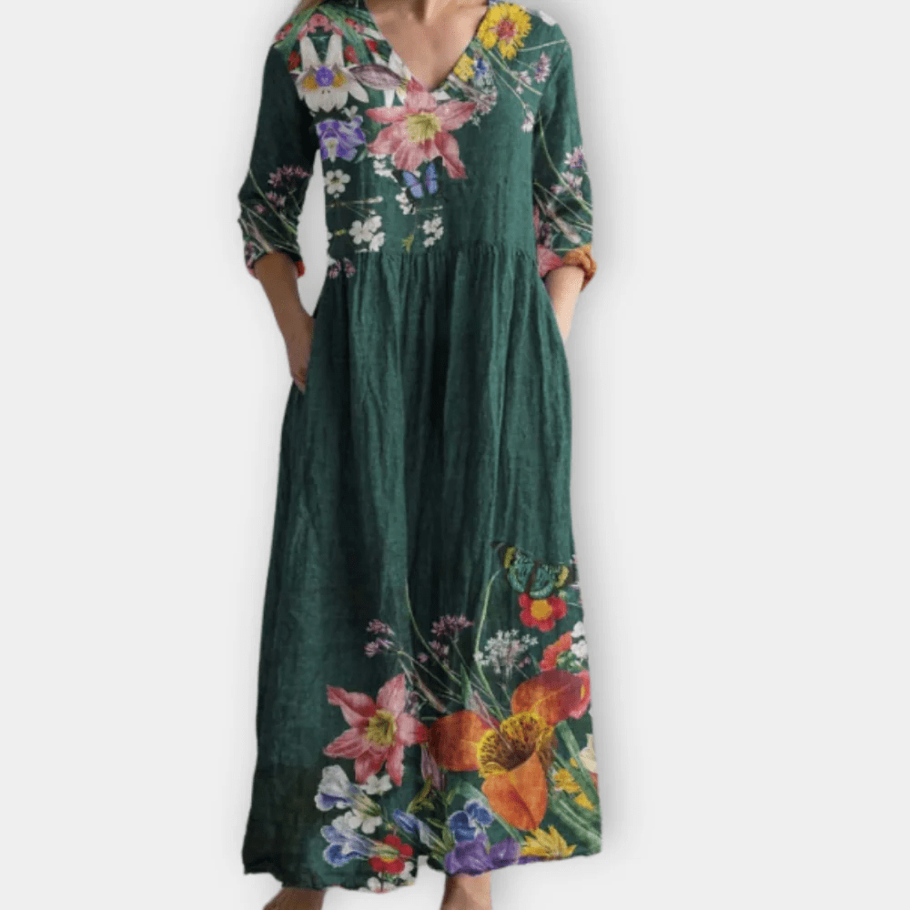 stylub Juno - Everyday Elegance Floral Cotton Dress