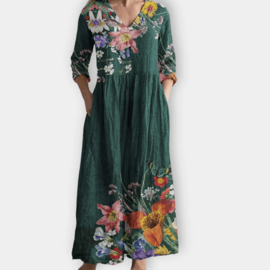 stylub Juno - Everyday Elegance Floral Cotton Dress