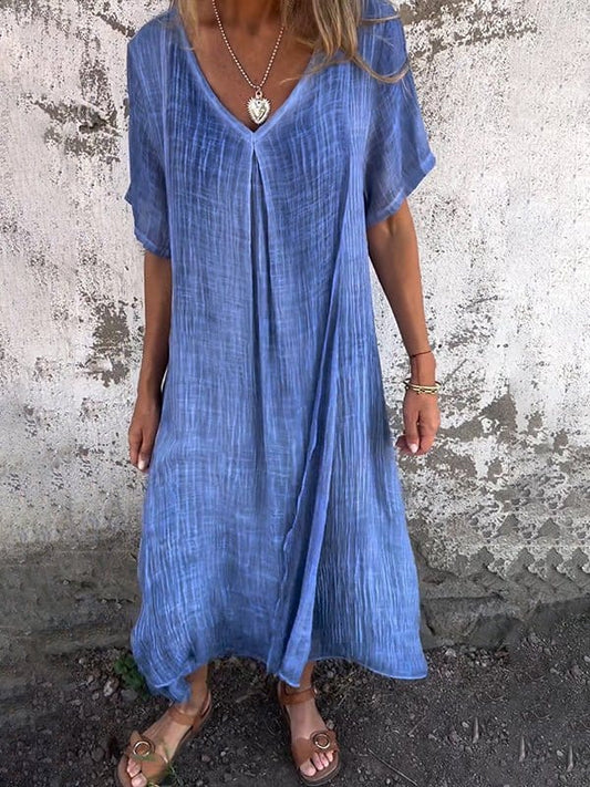 stylub Kathy - V-Neck Midi Dress