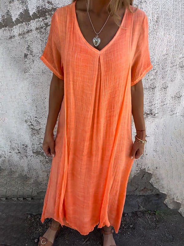 stylub Kathy - V-Neck Midi Dress