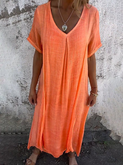 stylub Kathy - V-Neck Midi Dress