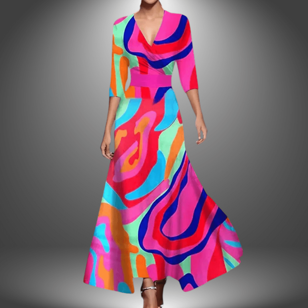 stylub Leigh™ - Printed Wrap Dress