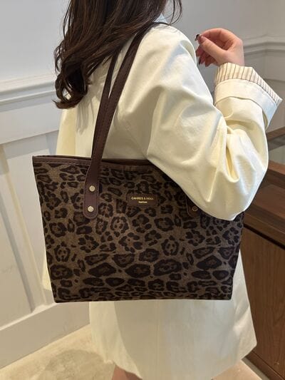 stylub Leopard Polyester Tote Bag