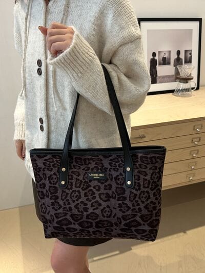 stylub Leopard Polyester Tote Bag