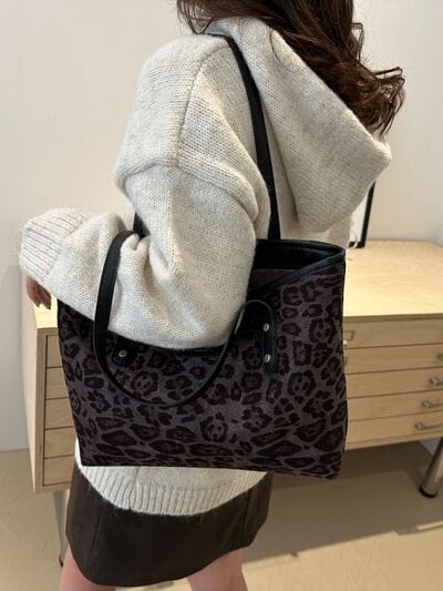 stylub Leopard Polyester Tote Bag