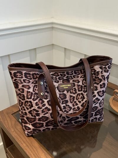stylub Leopard Polyester Tote Bag