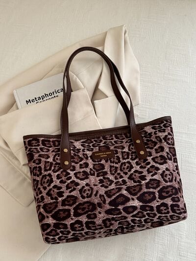 stylub Leopard Polyester Tote Bag