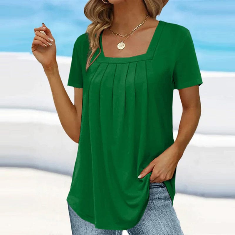 stylub Mindy™ - Elegant Pleated Blouse
