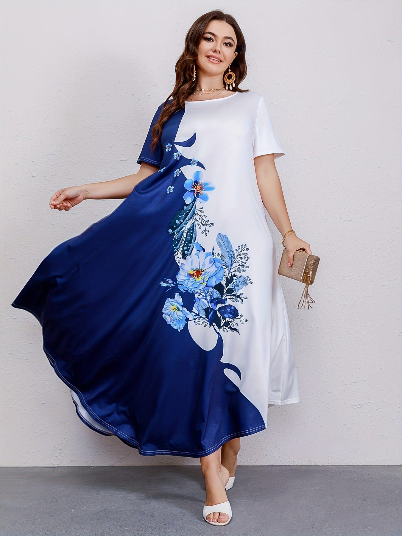 stylub Mira | Plus Size Flower Dress