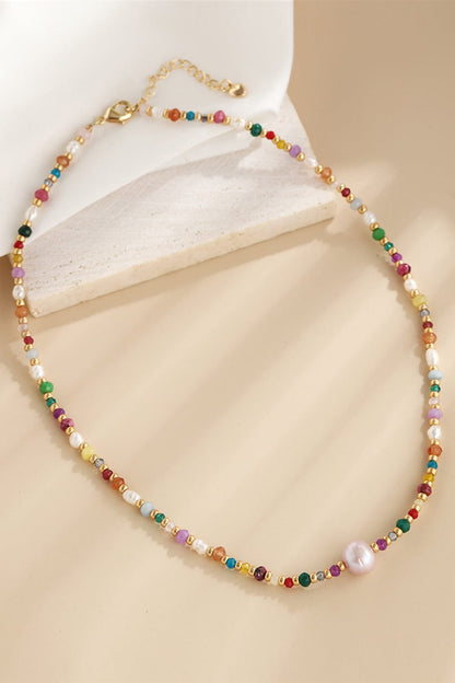 stylub Multicolored Bead Necklace