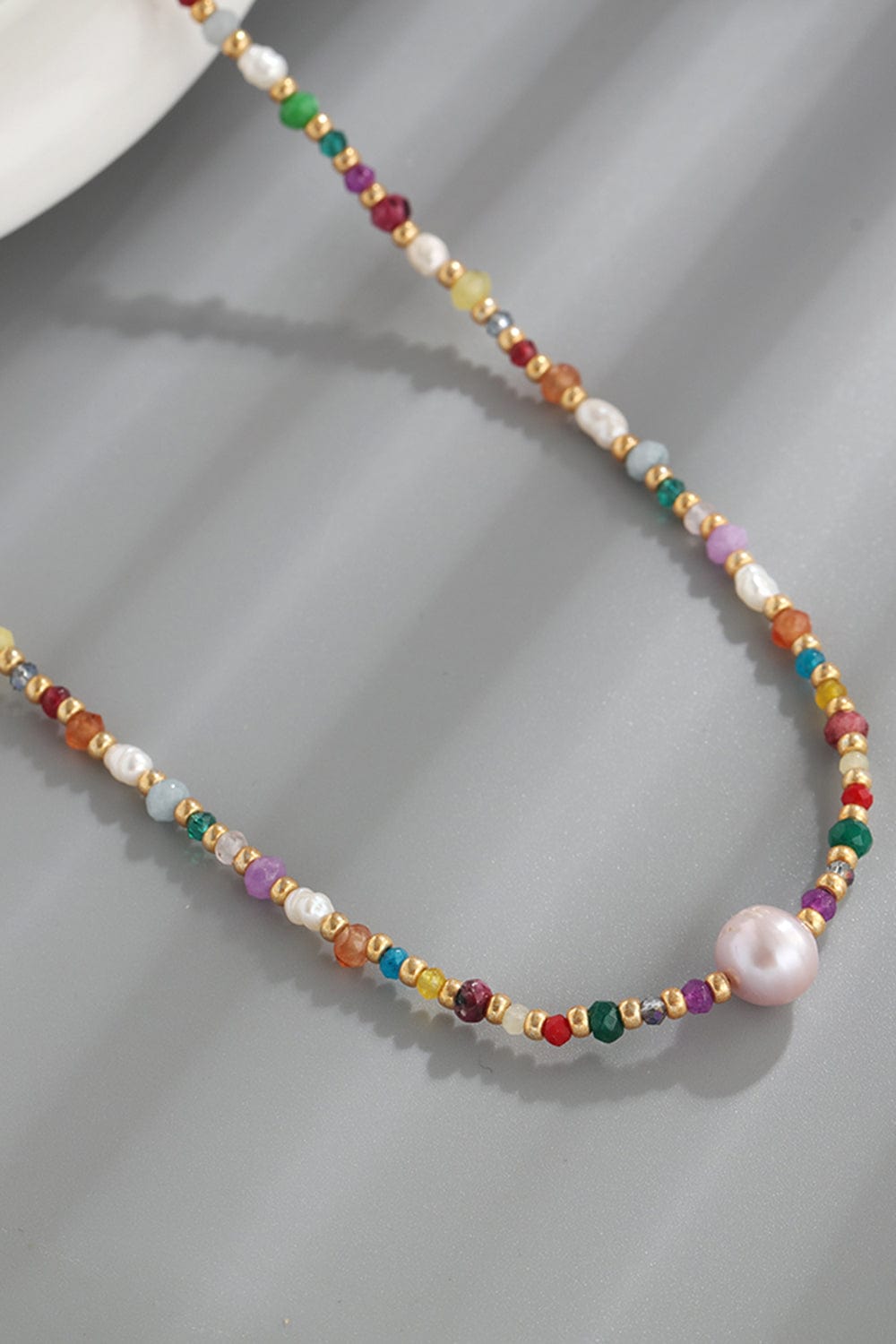 stylub Multicolored Bead Necklace
