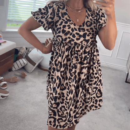 stylub Nala™ | Stylish Leopard Mini Dress