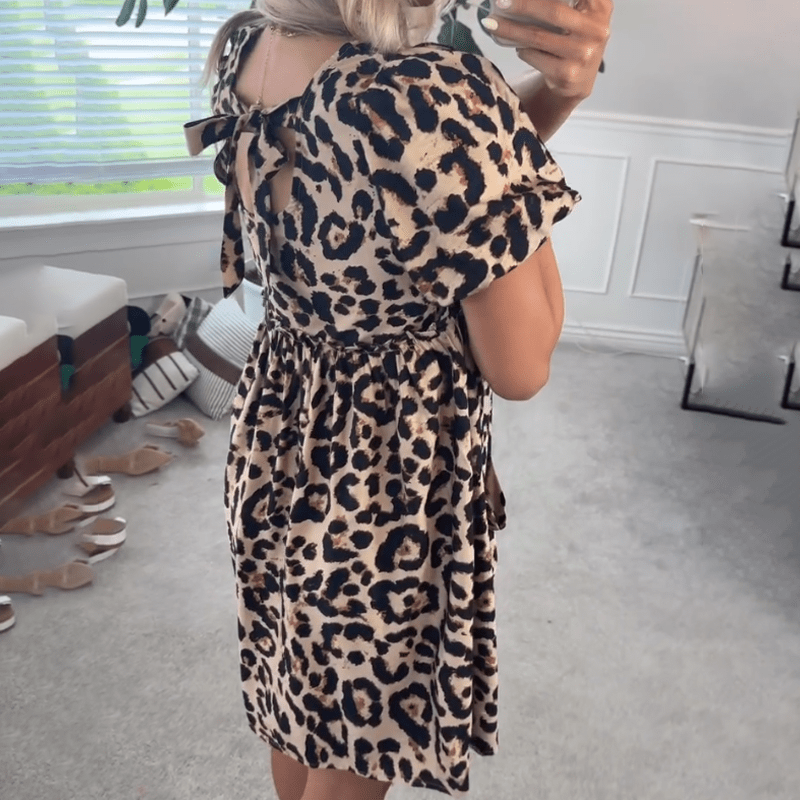 stylub Nala™ | Stylish Leopard Mini Dress
