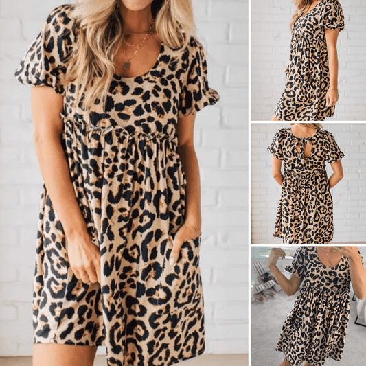 stylub Nala™ | Stylish Leopard Mini Dress