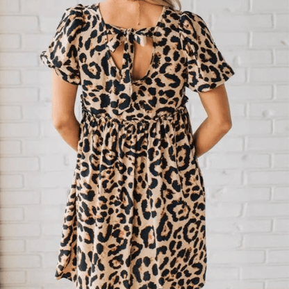 stylub Nala™ | Stylish Leopard Mini Dress