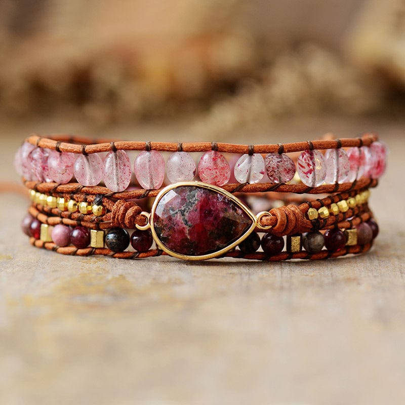 stylub Natural Stone Layered Bracelet